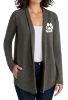 Women's Pawprint Embroidered Interlock Cardigan